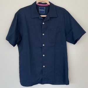 Tommy Bahama Short Sleeve Linen Blend Shirt